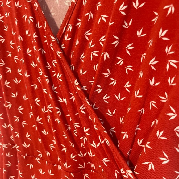 41 Hawthorn Red Patterned Mini Dress - Picture 2 of 6